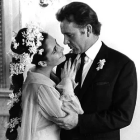 Elizabeth and Eddie on their wedding day